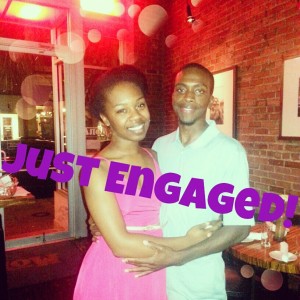 WE'RE ENGAGED!